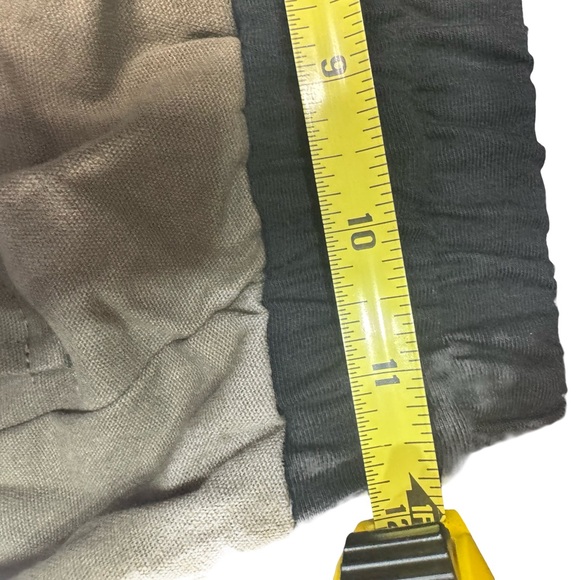 MNML Men’s Olive Green Cargo Pants XS Yellow Drawstrings Adjustable Streetwear - Picture 6 of 7